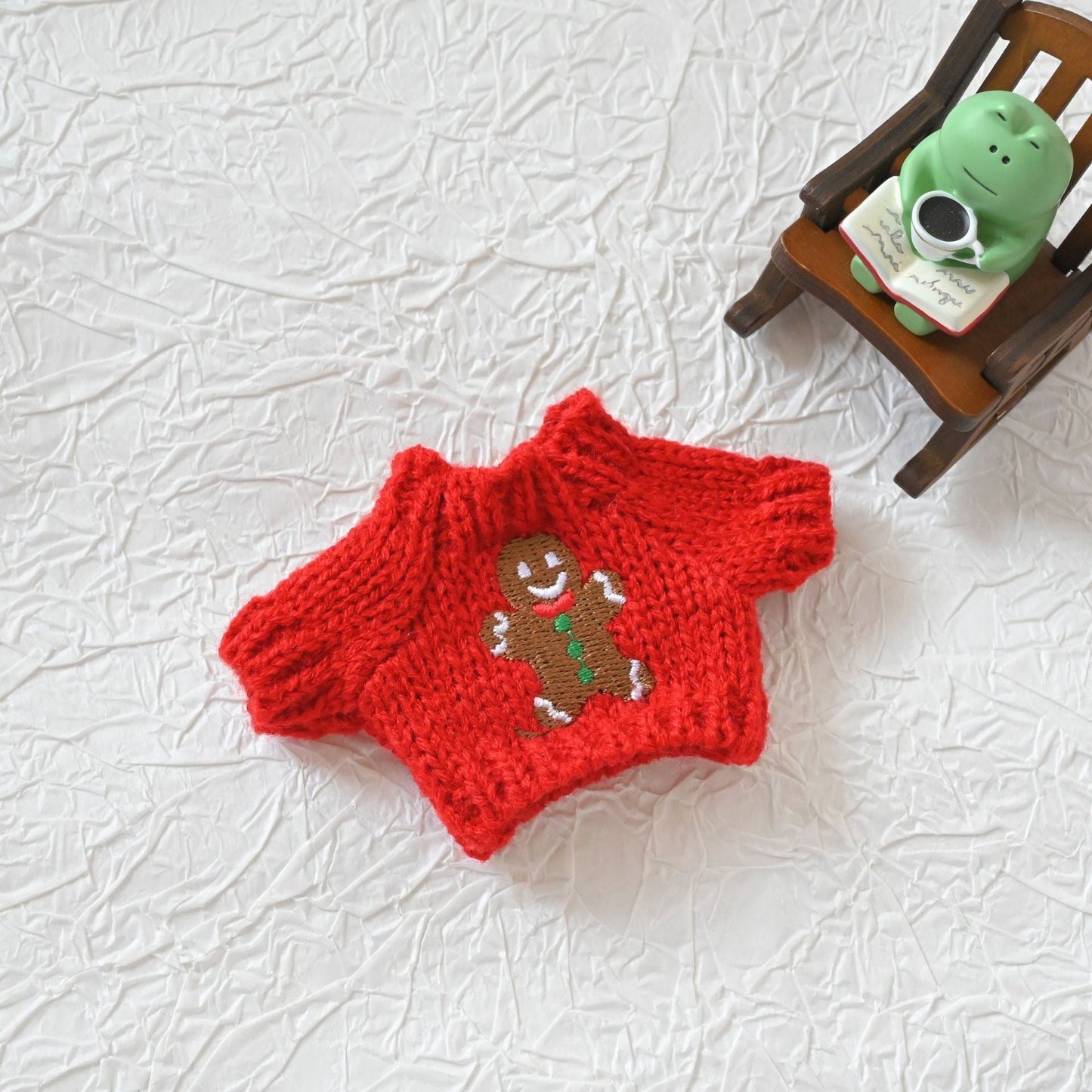 Traje de suéter de Navidad Labubu