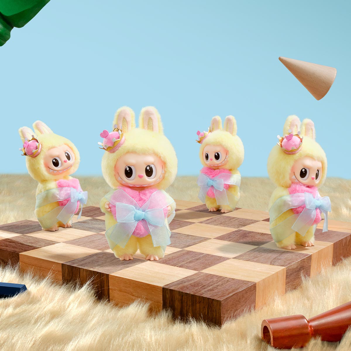 The Monsters Labubu Let's Checkmate Series Vinyl Plush Hanging Card
