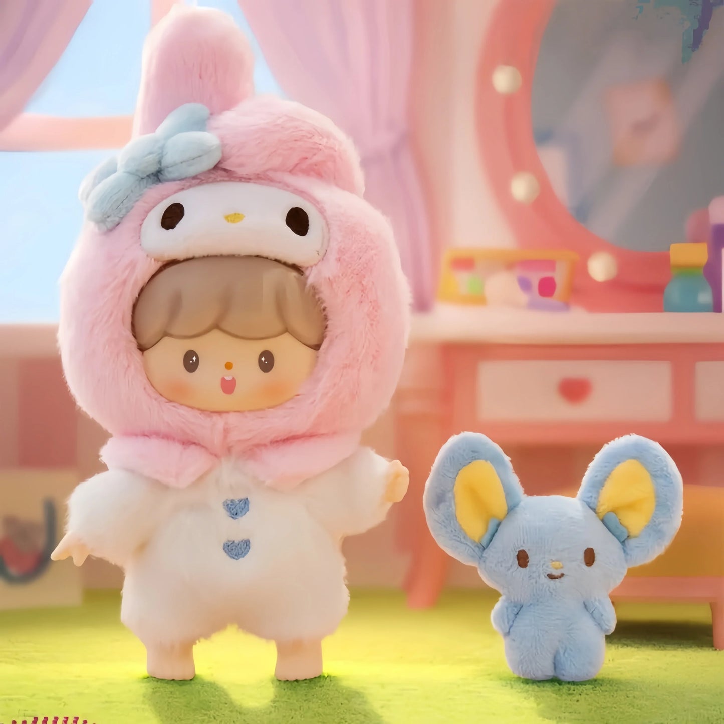 Zzoton x Sanrio Love-League Buddies Series Plush Blind Box