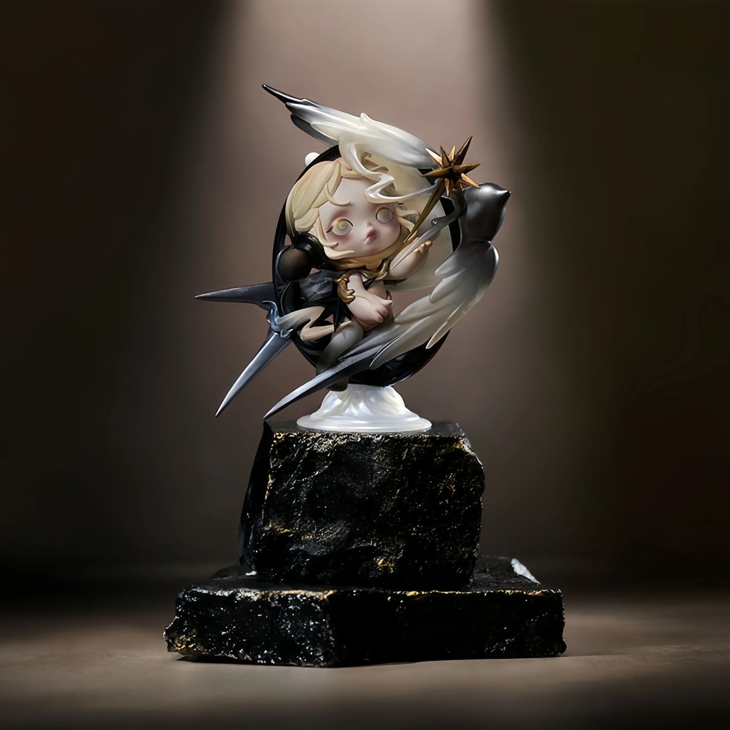 SKULLPANDA Light's Longitude and Latitude Figurine, Hanging Card