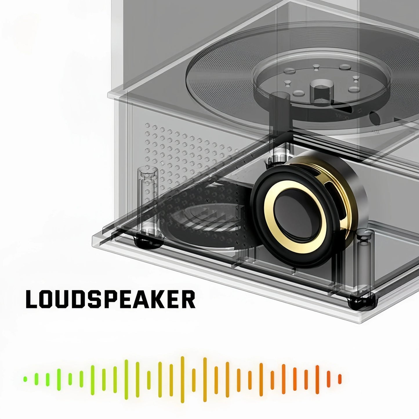 Blind Box Audio Figure Display Box Portable Bluetooth Wireless Speaker