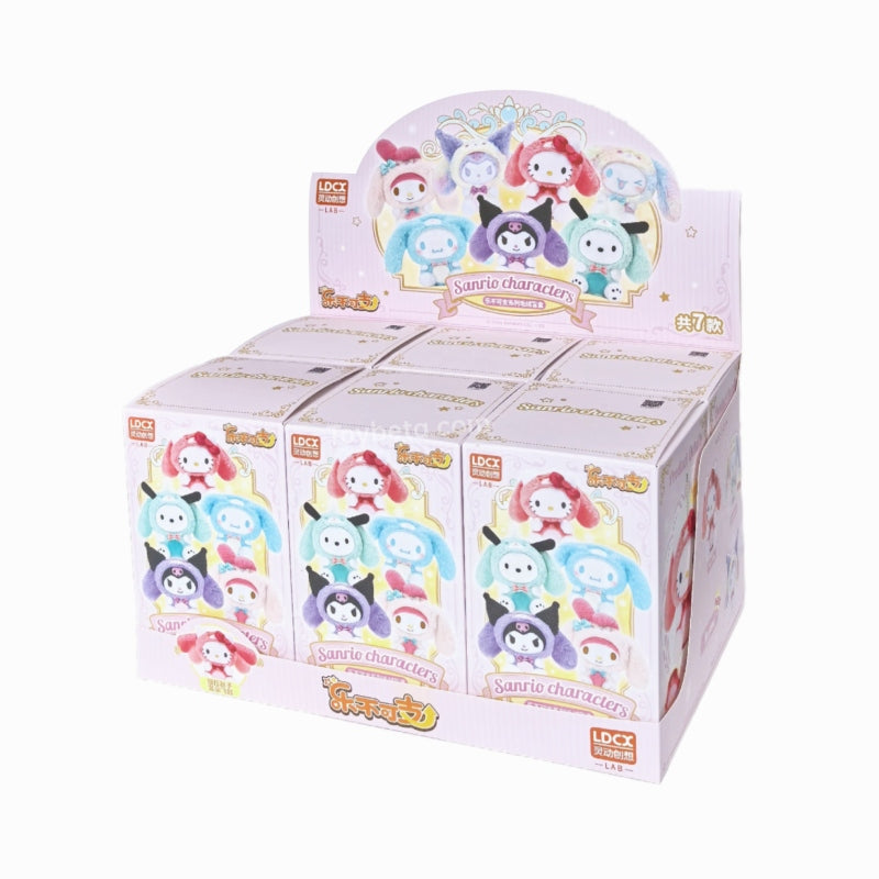 SANRIO Serie de Peluches Overjoy Caja Sorpresa