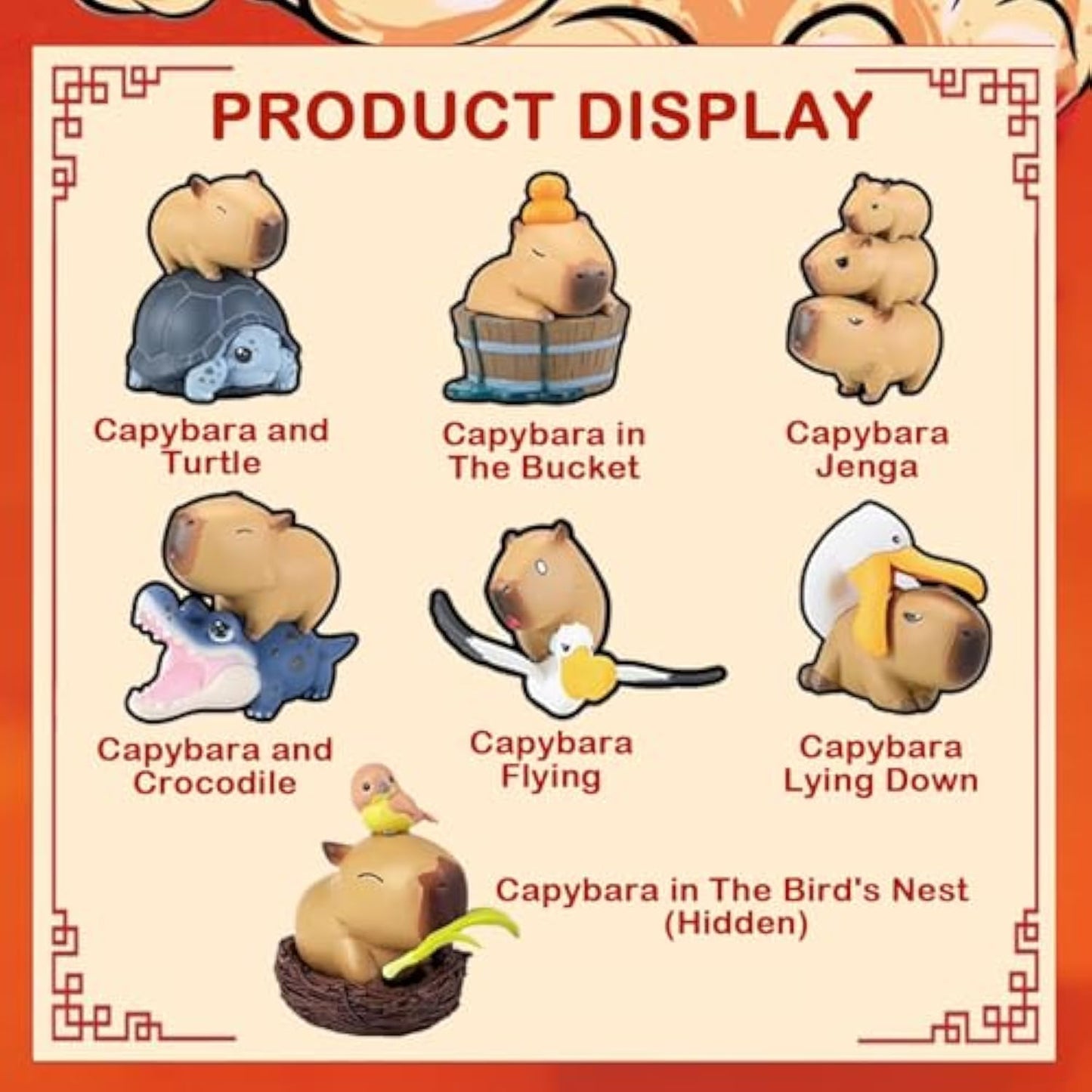 Animal Heavenly Body Capybara Series Figures, Blind Box