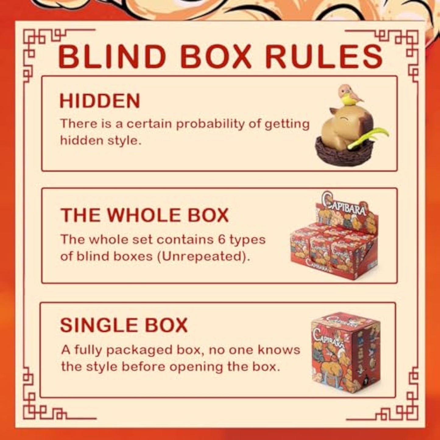 Animal Heavenly Body Capybara Series Figures, Blind Box