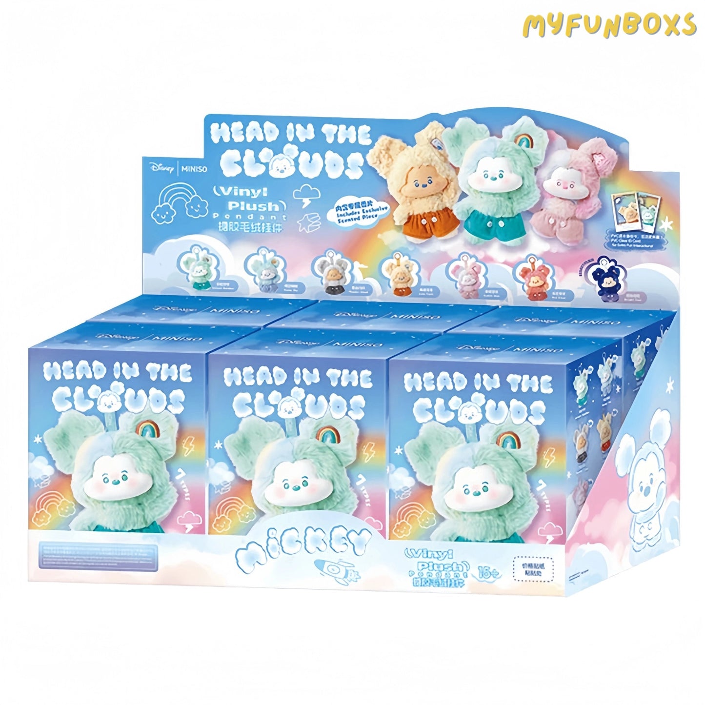Mickey Head In The Clouds Collection Vinyl Plush Surprise Blind Box