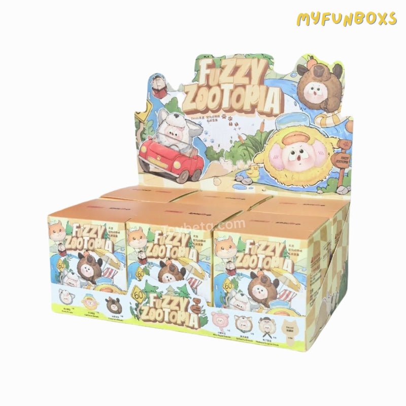 Emodo-Fuzzy Zootopia Series Plush Dolls, Blind Box