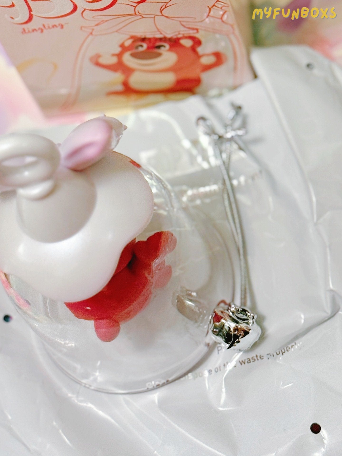 Pop Mart Disney 100th Anniversary Bell Series Strawberry Bear
