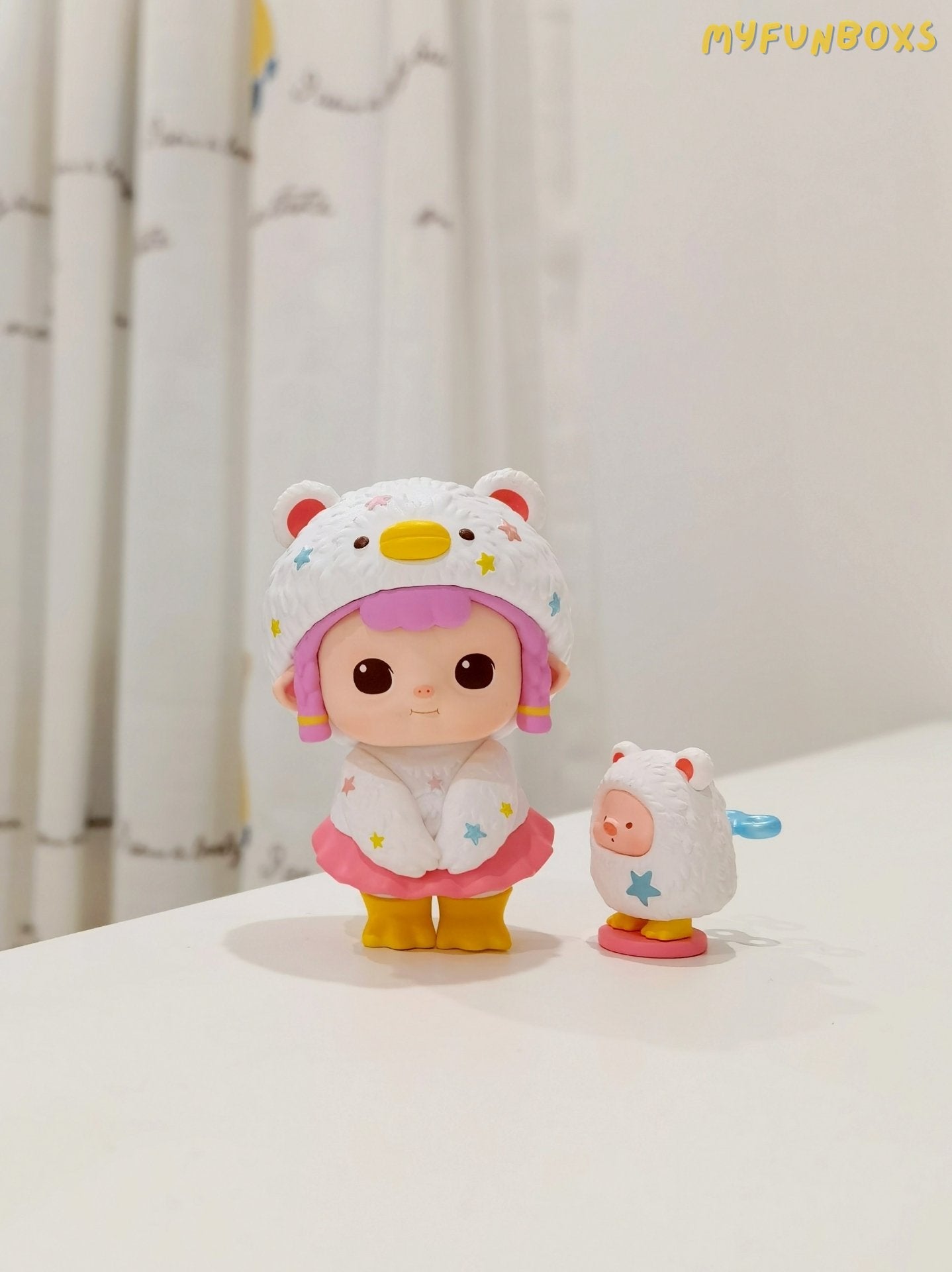 Pop Mart blind box, minico My Toy Party series blind box, Little Star Wind-up Duck - complete box and card - (Opened)