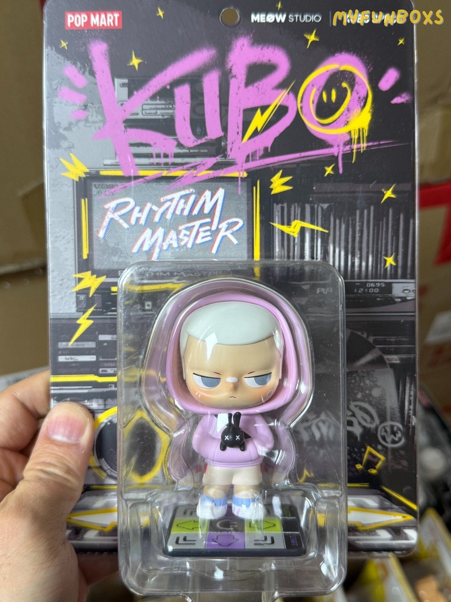 Pop Mart KUBO KUBO RHYTHM—MASTER 180, brand new, unopened, hanging tag, rare, perfect for collectors!!!