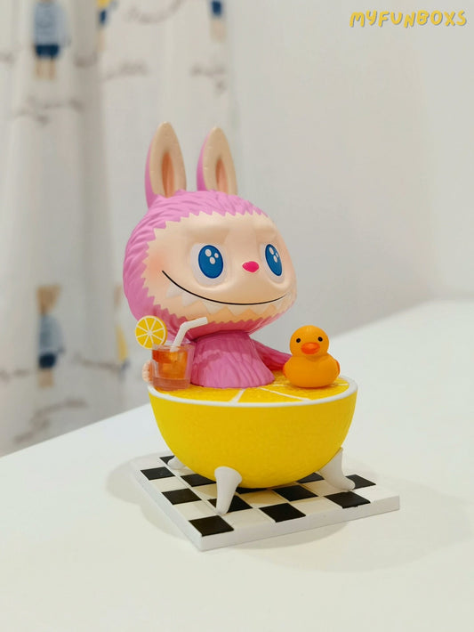 Serie Frutas Popmart Labub - Limón, desempaquetando la caja y la bolsa