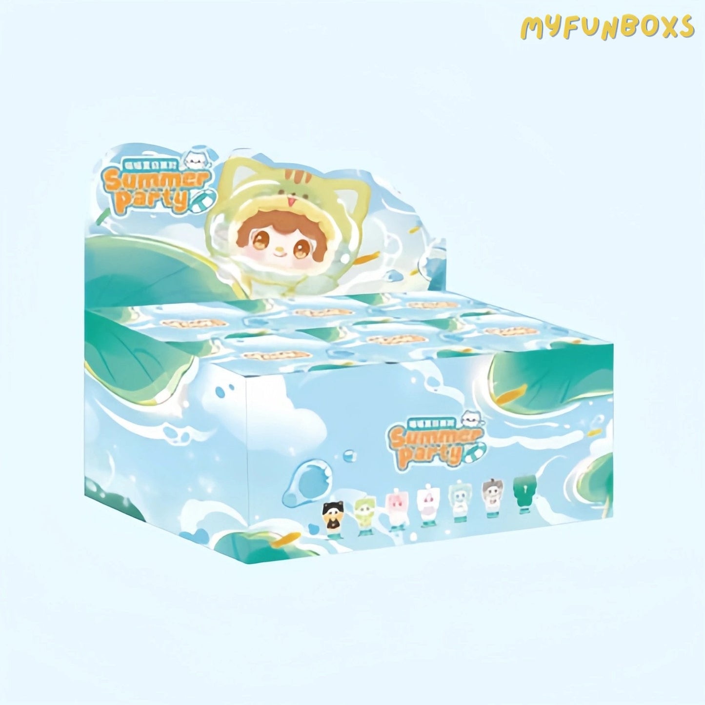 Yooki Meow Meow Summer Party Series Plush Dolls, Blind Box