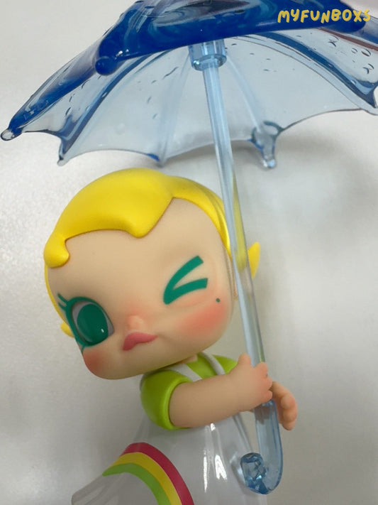 Baby Molly Cat Fun Series Blind Box Figure - Let's Hold an Umbrella Together(Opened)