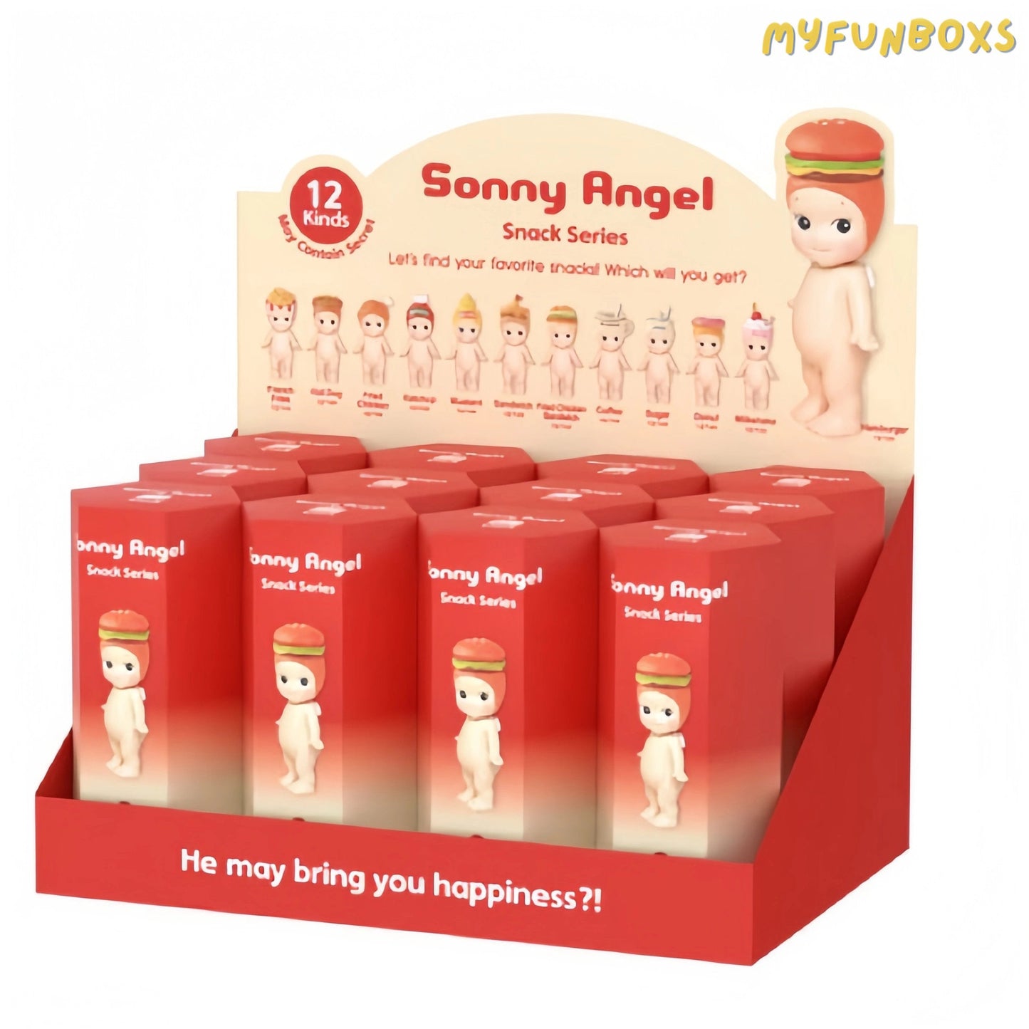 Sonny Angel Snack Series Figures, Blind Box 1 SET (12 BOXES)