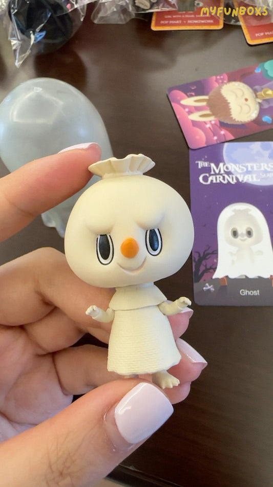 Pop Mart LABUBU Serie Carnaval de Monstruos - Fantasma (Abierto)