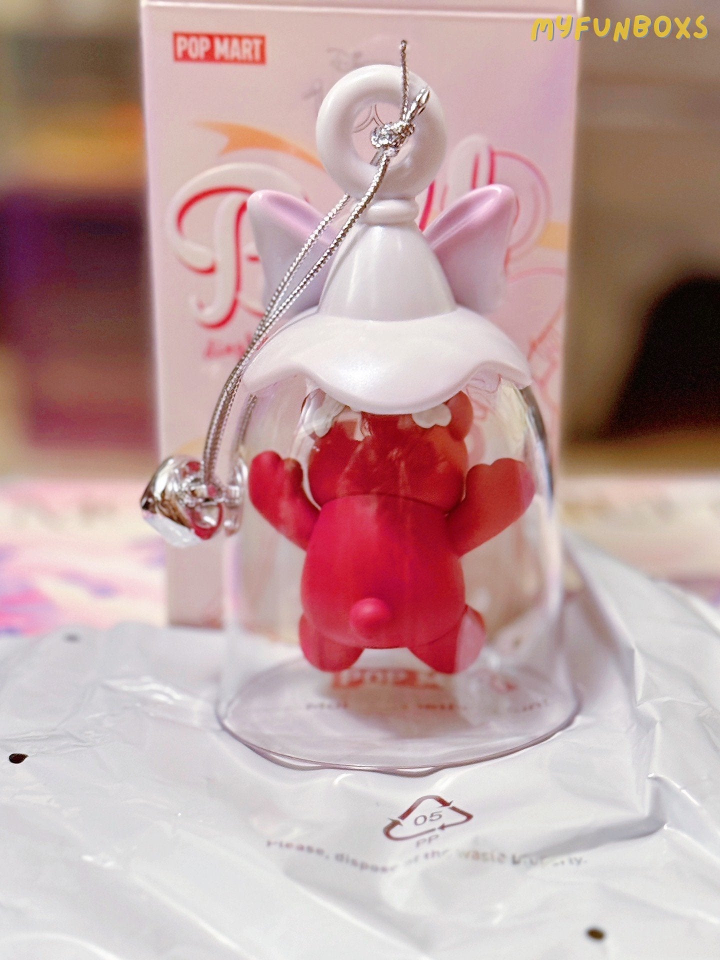 Pop Mart Disney 100th Anniversary Bell Series Strawberry Bear