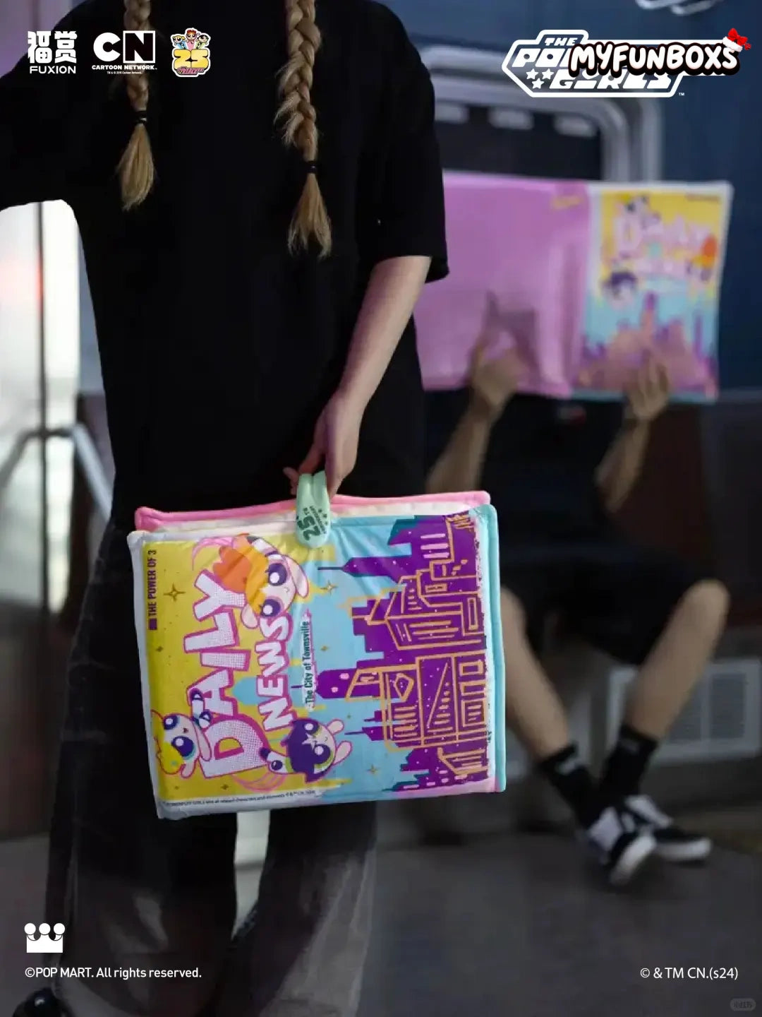 The Powerpuff Girls - Town Daily Plush Pillow