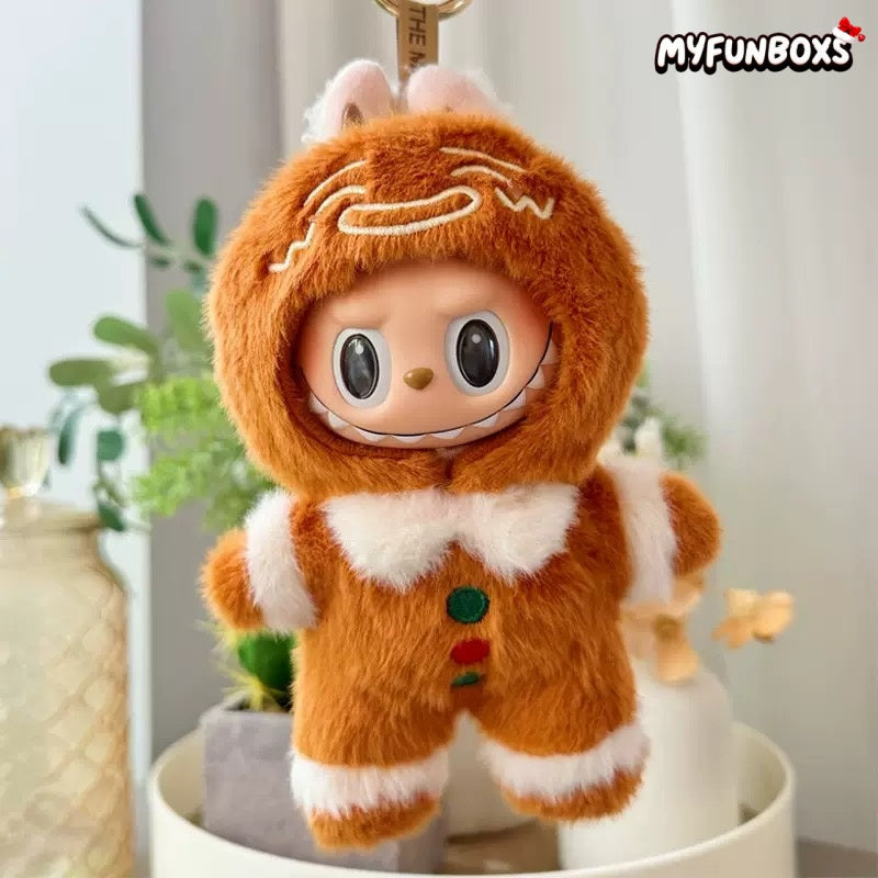 Labubu Gingerbread Man Doll Outfit Set (Doll not included)