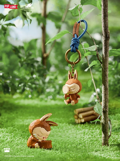 LABUBU Woodworking Series Keychain Blind Box (Pop Mart Park Limited)