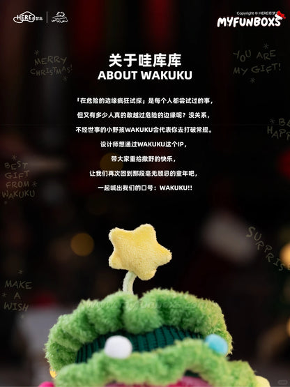 WAKUKU Santa Cutie in Pink Series Vinyl Plush Limited Doll