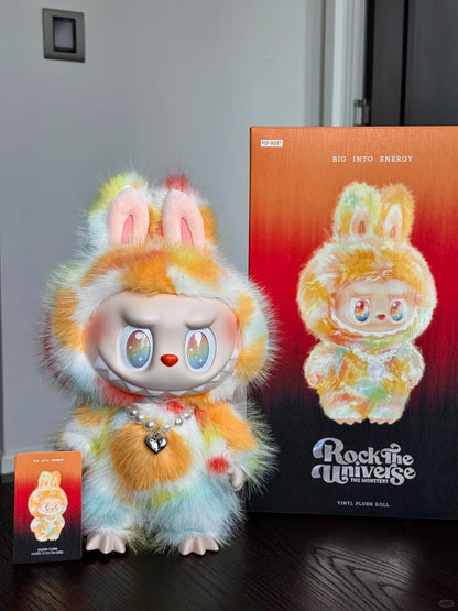 THE MONSTERS Big into Energy Series-ROCK THE UNIVERSE labubu Vinyl Plush Doll（Pre-sale）