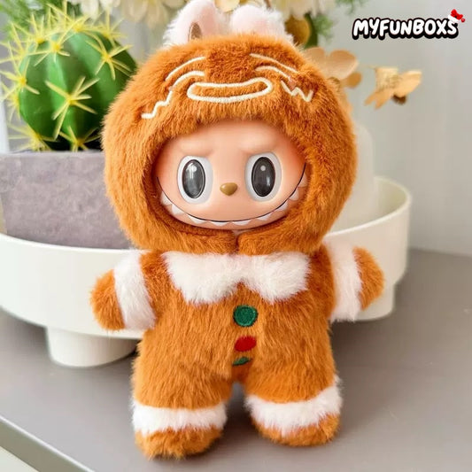 Labubu Gingerbread Man Doll Outfit Set (Doll not included)