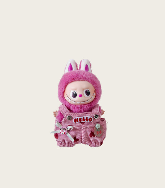 Mini labubu doll clothes cute costumes (doll not included)