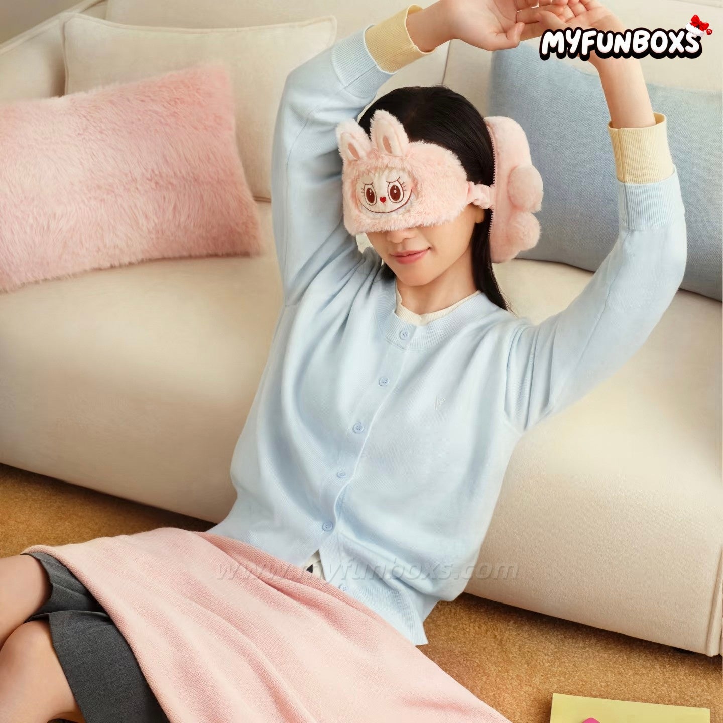 POPMART City Park Carnival Exclusive Collection MOKOKO Multi-functional Eye Mask