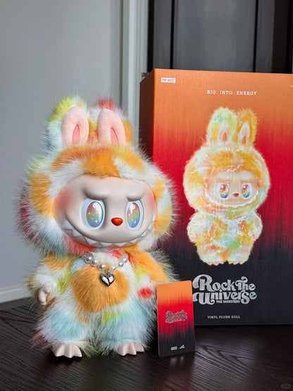 THE MONSTERS Big into Energy Series-ROCK THE UNIVERSE labubu Vinyl Plush Doll（Pre-sale）