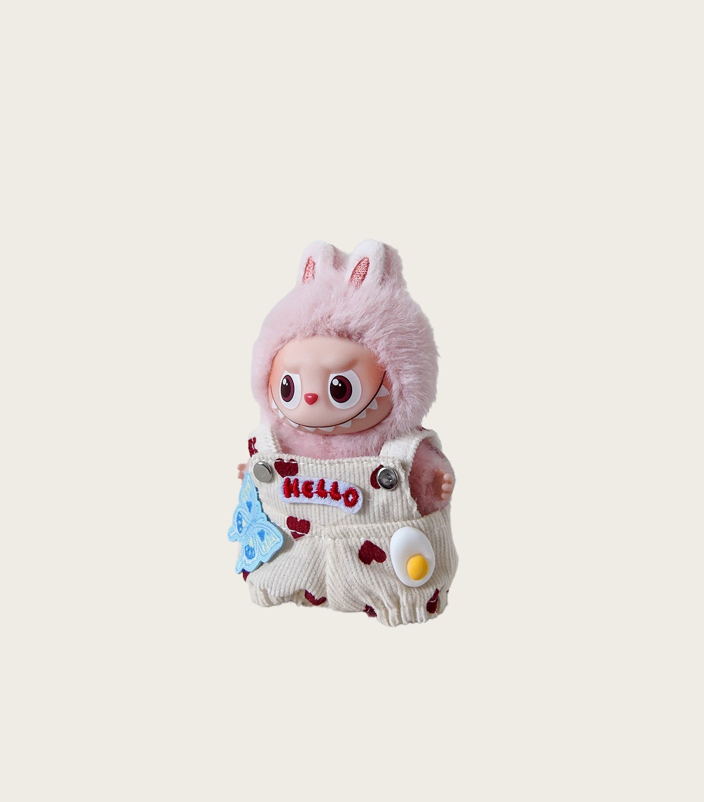 Mini labubu doll clothes cute costumes (doll not included)