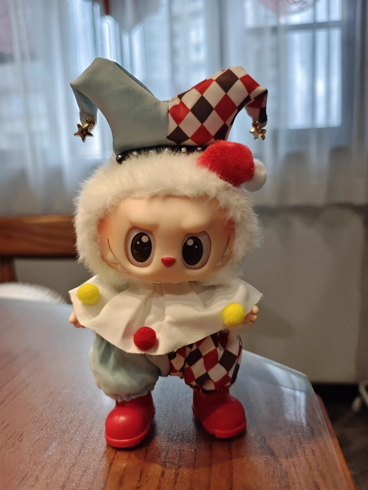 labubu circus clown clothes