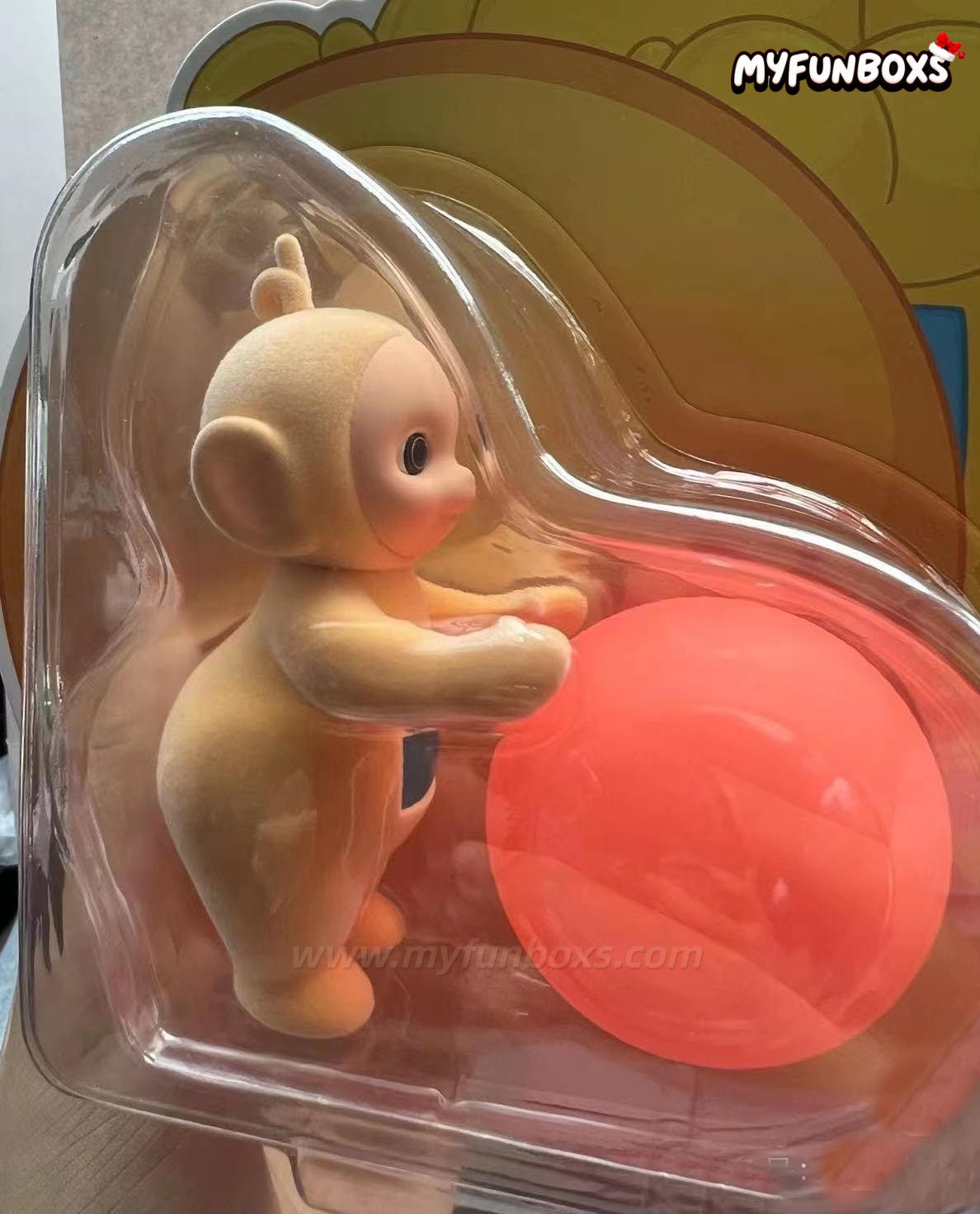 Teletubbies La-La on hang Card