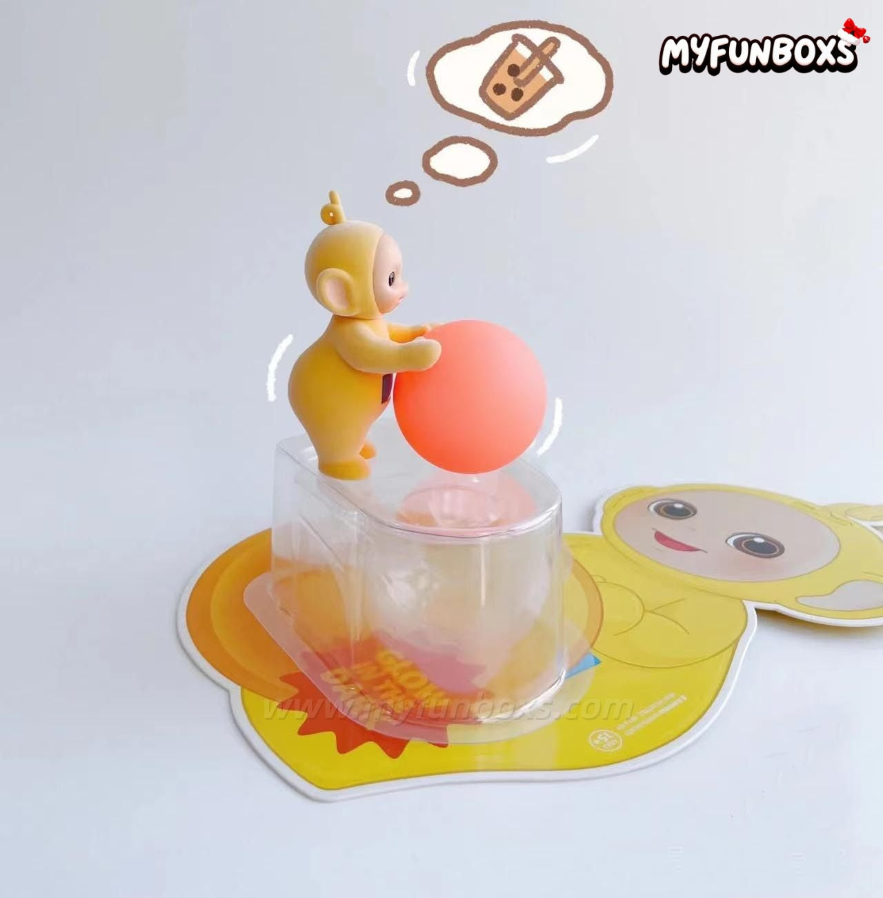 Teletubbies La-La on hang Card