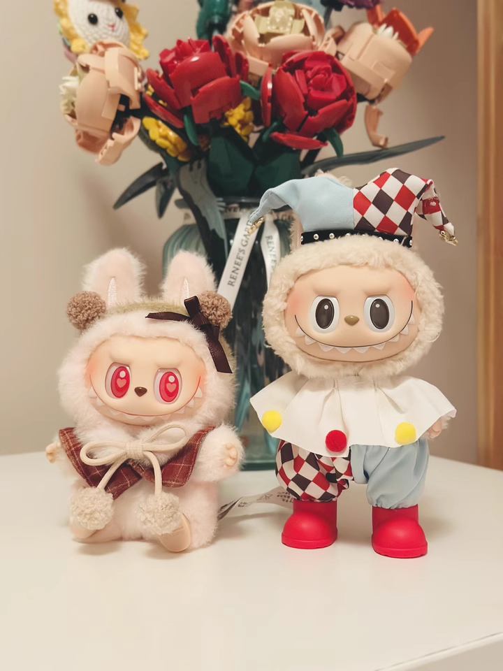 labubu circus clown clothes