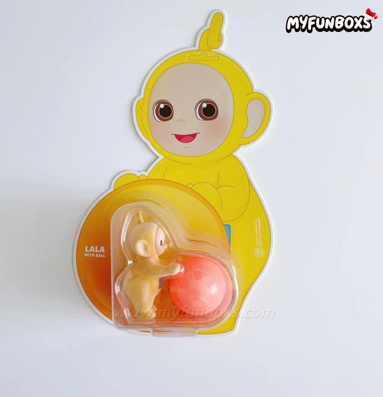 Teletubbies La-La on hang Card