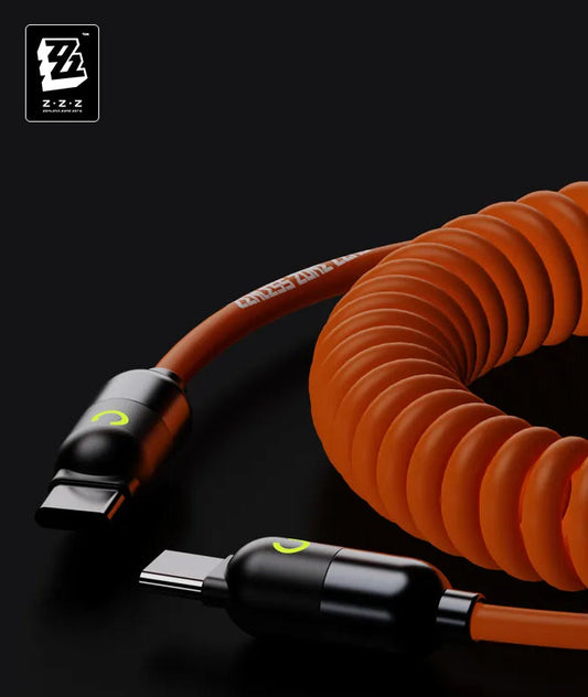 Zenless Zone Zero Bangboo Coiled Fast Charging Cable