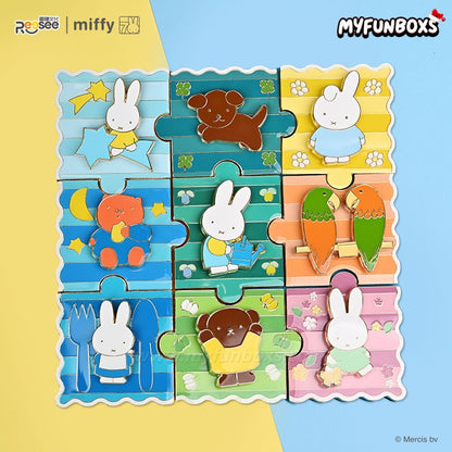 Miffy Metal Puzzle Refrigerator Magnet Blind Box