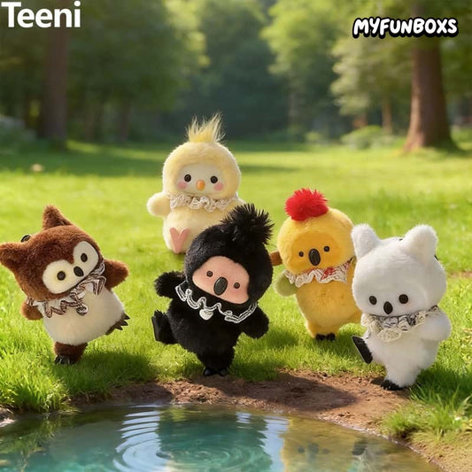 Teeni Animal Baby Series Plush Keychain Blind Box