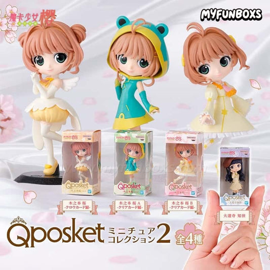 Gashapon Cardcaptor Sakura Q posket Miniature Collection Vol.2. Iconic mini figures capsules blind box