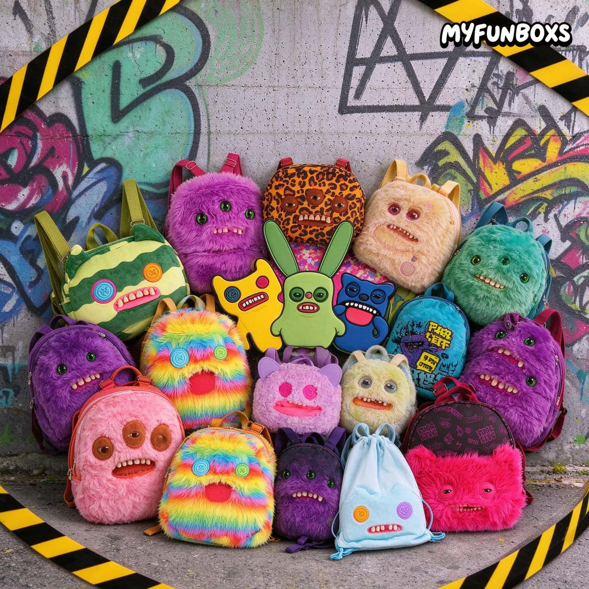 Fuggler Funny Ugly Monster Plush Backpack