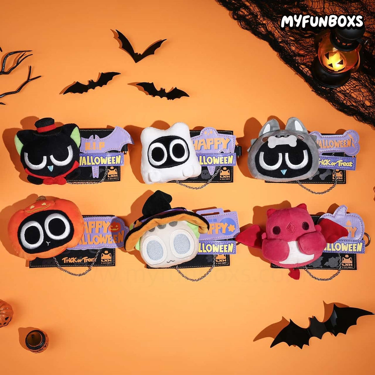 The Legend of Hei Halloween Series Plush Mascot Blind Box