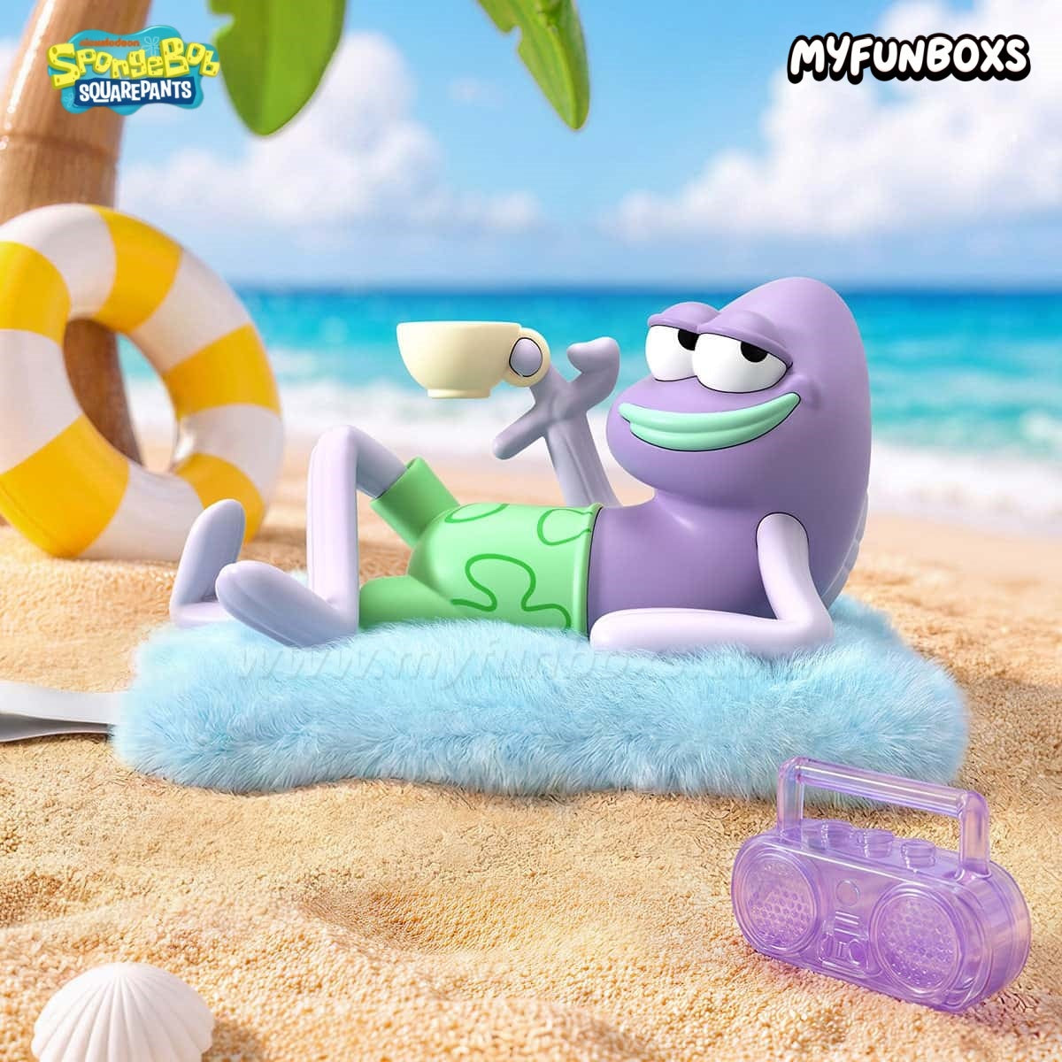 BESTINE SpongeBob Bikini Bottom Summer Chill Series Scented blind box