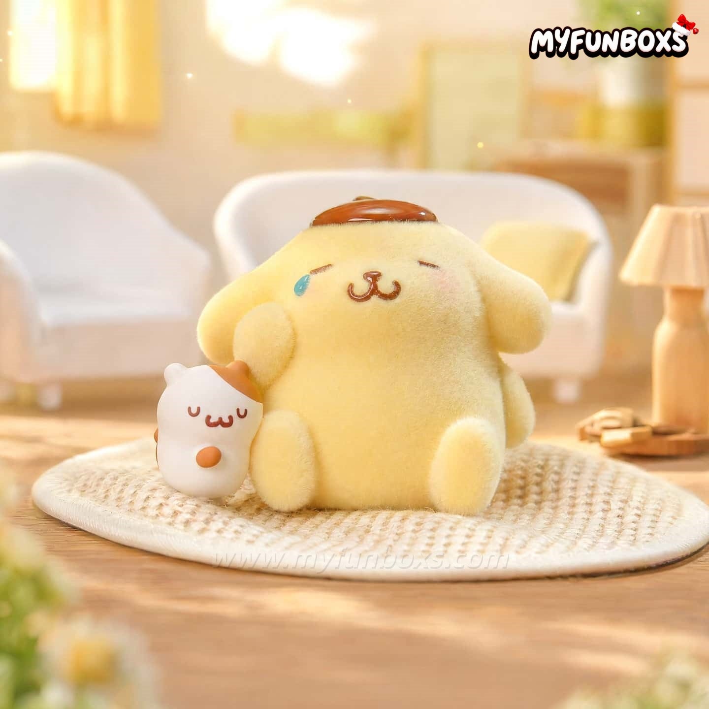 SANRI0 Pompompurin Floofy Daily Series Figure Blind Box
