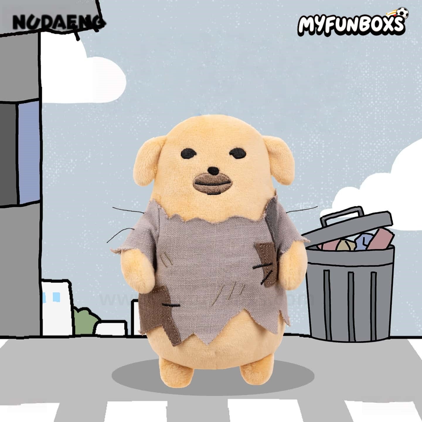GONG Nudaeng The Meh Series Action Plush Doll