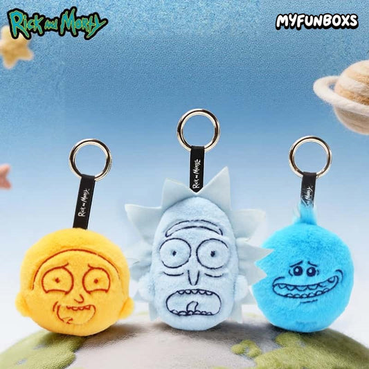 Rick and Morty Monochrome Universe Mr. Meeseeks plush bag charm