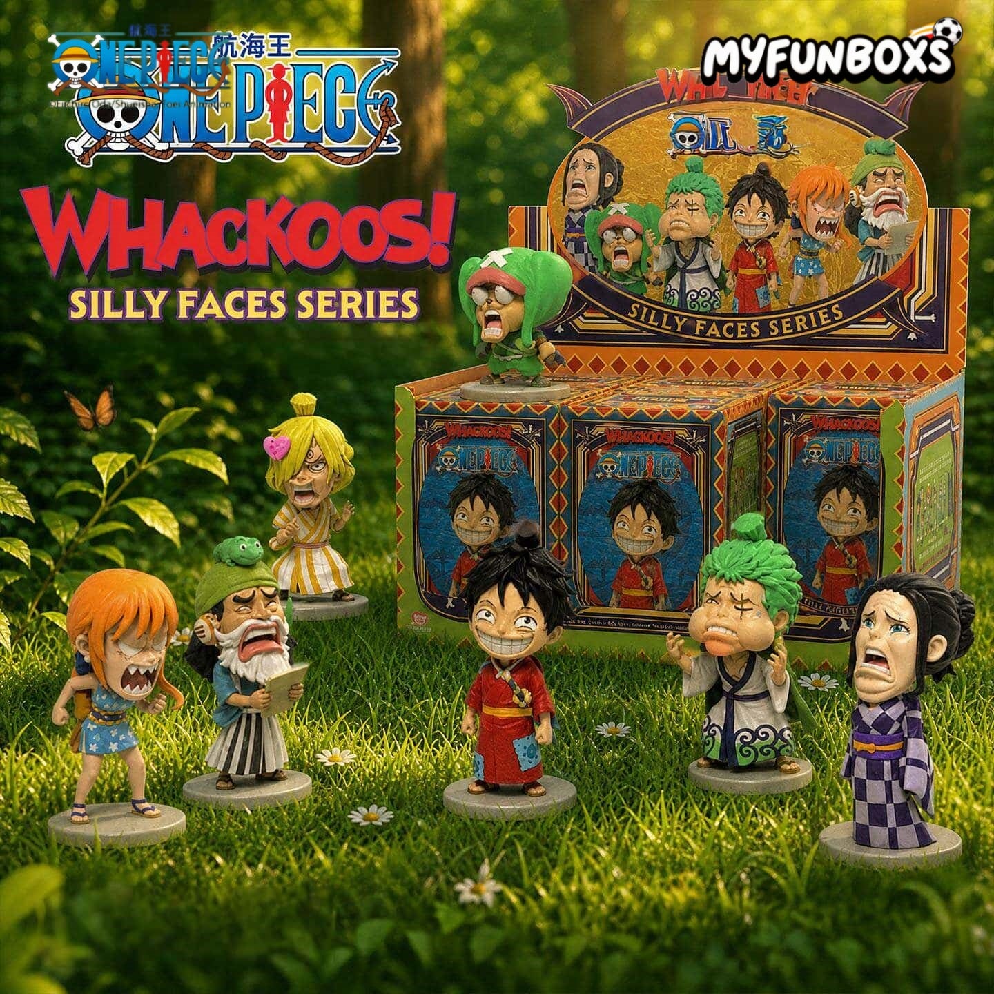 Whackoos One Piece Silly Faces Series Figure Blind Box – Myfunboxs