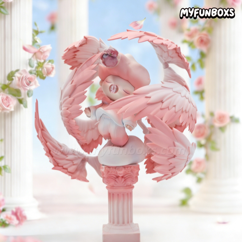 Handcrafted Dimoo Listening Angel figurine