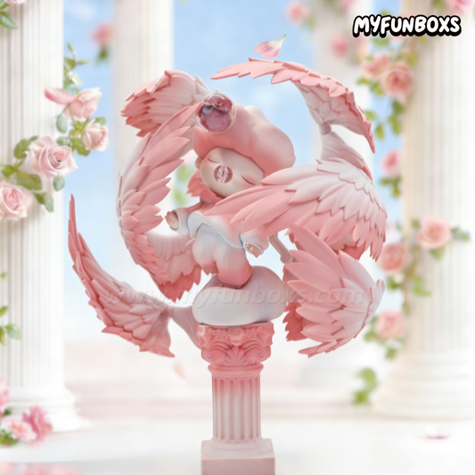 Handcrafted Dimoo Listening Angel figurine