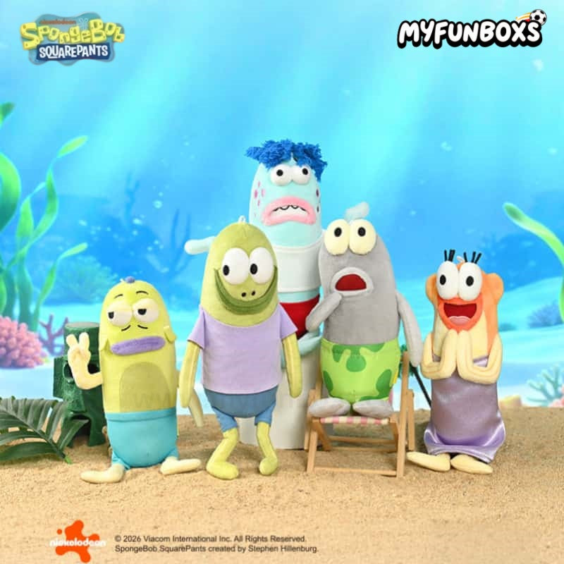 Bikini Bottom Residents Plush Keychain