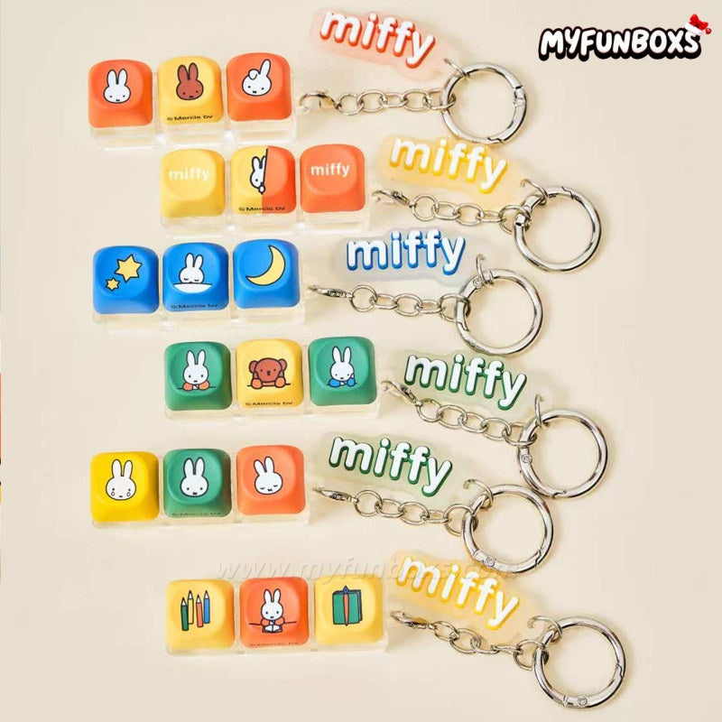 Miffy Pressable Keycap Keychain Blind Box(PRE-ORDER)