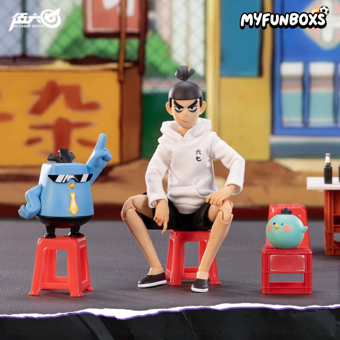 GONG Scissor Seven cloth action figure